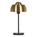 **Lampe de table en métal doré avec pieds noirs**